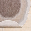 Miami Beach MBH-2318 Cream / Dark Brown Rug