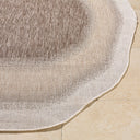 Miami Beach MBH-2318 Cream / Dark Brown Rug