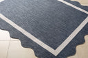 Miami Beach MBH-2320 Cream / Dark Blue Rug