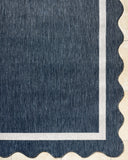 Miami Beach MBH-2320 Cream / Dark Blue Rug