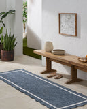 Miami Beach MBH-2320 Cream / Dark Blue Rug
