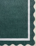 Miami Beach MBH-2321 Cream / Dark Green Rug