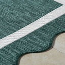 Miami Beach MBH-2321 Cream / Dark Green Rug