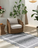 Miami Beach MBH-2322 Charcoal / Cream Rug