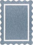 Miami Beach MBH-2325 Blue / Cream Rug