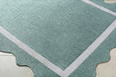 Miami Beach MBH-2326 Cream / Medium Green Rug