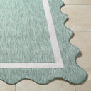 Miami Beach MBH-2326 Cream / Medium Green Rug