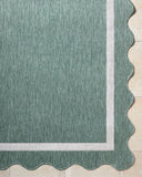 Miami Beach MBH-2326 Cream / Medium Green Rug