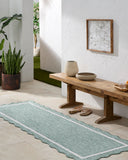 Miami Beach MBH-2326 Cream / Medium Green Rug
