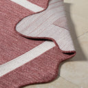 Miami Beach MBH-2328 Burgandy / Cream Rug