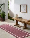 Miami Beach MBH-2328 Burgandy / Cream Rug