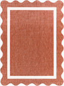 Miami Beach MBH-2329 Cream / Rust Rug