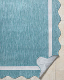 Miami Beach MBH-2330 Aqua / Cream Rug
