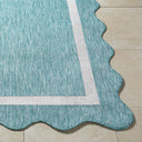 Miami Beach MBH-2330 Aqua / Cream Rug