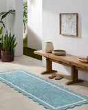 Miami Beach MBH-2330 Aqua / Cream Rug