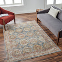 Mona Lisa MNI-2302 Burgandy / Dark Blue Rug