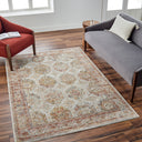 Mona Lisa MNI-2303 Burgandy / Dark Blue Rug