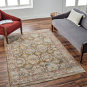 Mona Lisa MNI-2304 Burgandy / Dark Blue Rug