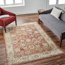 Mona Lisa MNI-2315 Burgandy / Dark Blue Rug