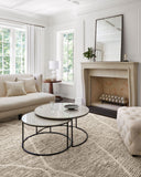 Manisa MNS-2309 Black / Cream Rug