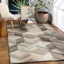 Mountain MOI-1016 Beige / Black Rug
