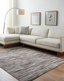 Merengue MRG-2304 Charcoal / Light Brown Rug