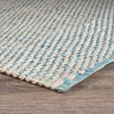 Natural 81436BIL Bleach/Ivory Blue Rug