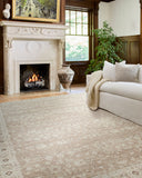 Asha NBAS-2303 Dark Brown / Mustard Rug