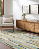 Oasis OAS-1095 Beige / Blue Rug