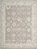 Poetry POI-2305 Cream / Dark Green Rug