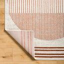 Pisa PSS-2375 Burnt Orange / Charcoal Rug