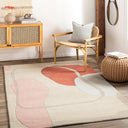Queens QUN-2307 Dusty Pink / Medium Gray Rug
