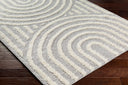 Rodos RDO-2330 Light Slate / White Rug