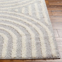 Rodos RDO-2330 Light Slate / White Rug