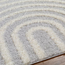 Rodos RDO-2330 Light Slate / White Rug
