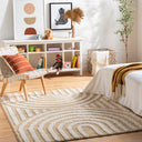 Rodos RDO-2331 Mustard / White Rug