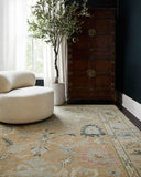 Reign REG-2316 Dark Brown / Dark Green Rug
