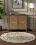 Reina REN-2308 Cream / Denim Rug