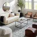 Riviera RIV-2301 Charcoal / Cream Rug