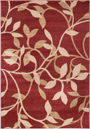 Riley RLY-5011 Burgandy / Dark Brown Rug