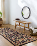 Riley RLY-5025 Black / Coral Rug