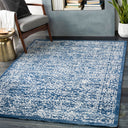 Roma ROM-2301 Cream / Dark Blue Rug