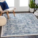 Roma ROM-2309 Dark Blue / Light Blue Rug