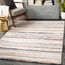 Roma ROM-2349 Gray / Light Blue Rug