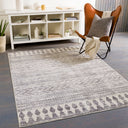 Roma ROM-2396 Charcoal / Gray Rug