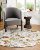 Roseanne RSE-2300 Deep Teal / Light Blue Rug