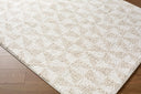 Sacramento Shag SCS-2303 Oatmeal / White Rug