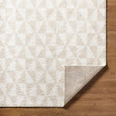 Sacramento Shag SCS-2303 Oatmeal / White Rug