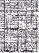 Sacramento Shag SCS-2304 Black / White Rug