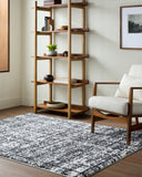 Sacramento Shag SCS-2304 Black / White Rug